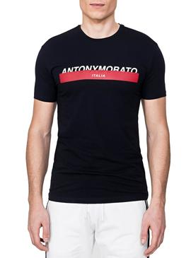 Camiseta Antony Morato Logo Marino Hombre