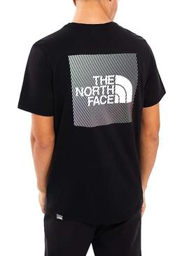 Camiseta The North Face Rainbow Negro Hombre