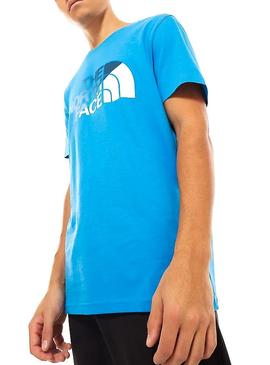 Camiseta The North Face Logo Azul Hombre