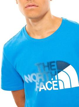 Camiseta The North Face Logo Azul Hombre