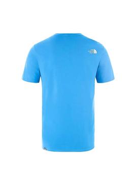 Camiseta The North Face Logo Azul Hombre