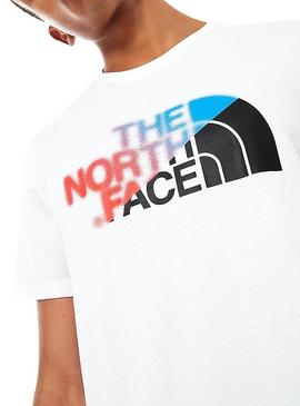 Camiseta The North Face Logo Blanco Hombre