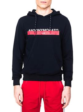 Sudadera Antony Morato Logo Marino Hombre