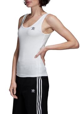 Camiseta Adidas Tank Blanco Mujer