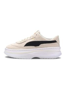 Zapatillas Puma Deva Suede Beige Mujer 