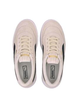 Zapatillas Puma Deva Suede Beige Mujer 