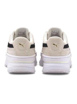 Zapatillas Puma Deva Suede Beige Mujer 