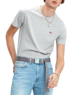 Camiseta Levis Original Gris Hombre