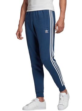 Pantalones Adidas 3 Stripes Azul Hombre