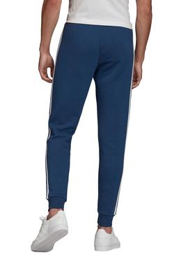 Pantalones Adidas 3 Stripes Azul Hombre