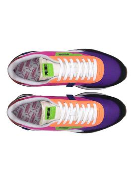 Zapatillas Puma Future Rider Morado Hombre Mujer