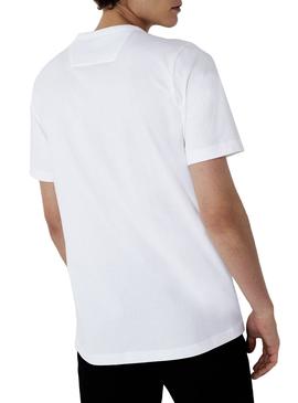 Camiseta Lacoste Cols Roules TH8384 Blanco Hombre