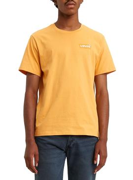 Camiseta Levis Hausemark Amarillo Hombre