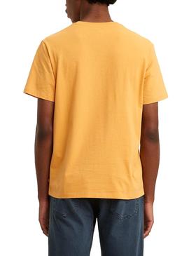 Camiseta Levis Hausemark Amarillo Hombre