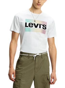 Camiseta Levis Sportswear Logo Blanco Hombre