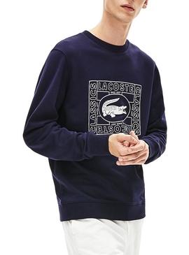 Sudadera Lacoste SH8807 Marino Hombre