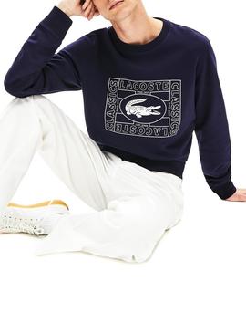 Sudadera Lacoste SH8807 Marino Hombre