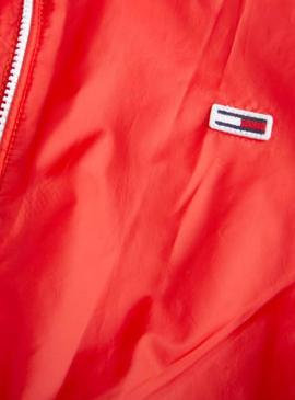 Bomber Tommy Jeans Recycled Rojo Mujer