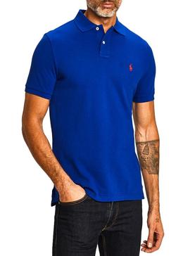 Polo Ralph Lauren Basic Azul Electrico Hombre