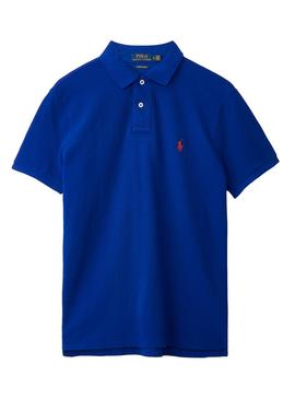 Polo Ralph Lauren Basic Azul Electrico Hombre