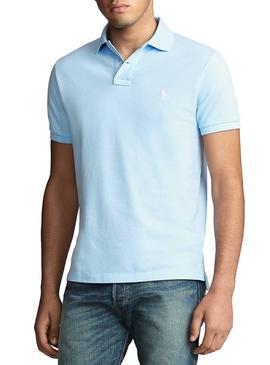 Polo Ralph Lauren Basic Azul Claro para Hombre