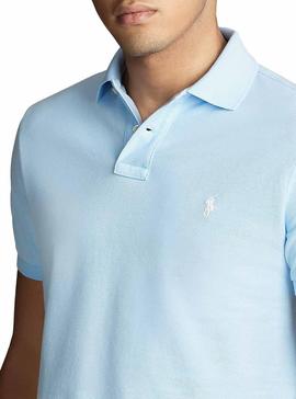 Polo Ralph Lauren Basic Azul Claro para Hombre