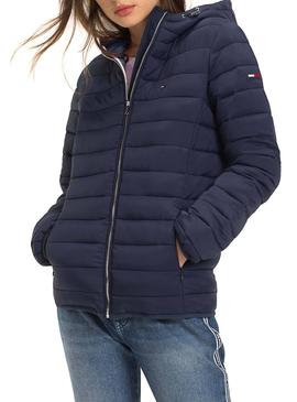 Cazadora Tommy Jeans Acolchada Basic Hooded Mujer