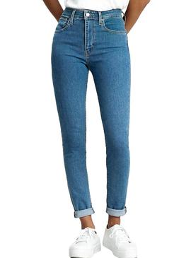 Pantalón Vaquero Levis 721 High Rise Azul Mujer