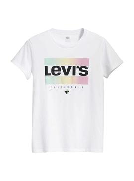 Camiseta Levis The Perfect Tee Blanco Mujer