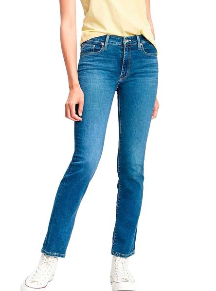 Agente de mudanzas Instalaciones Gallo Pantalon Vaquero Levis 712 Slim Mid Mujer