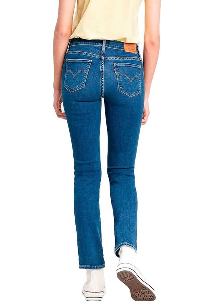 Agente de mudanzas Instalaciones Gallo Pantalon Vaquero Levis 712 Slim Mid Mujer