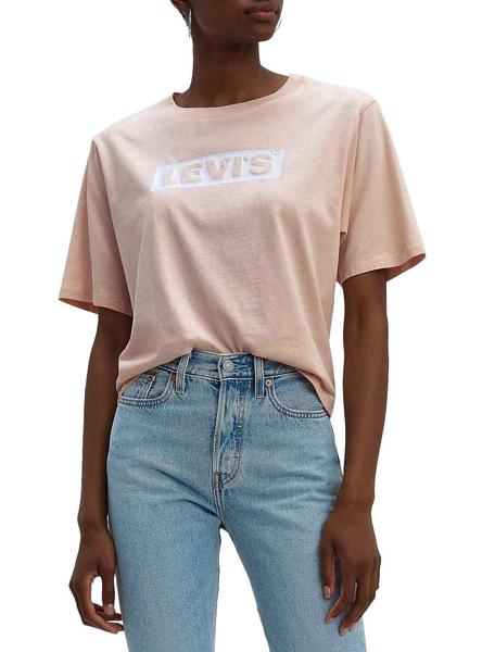 Camiseta Levis Rosa