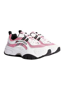 Zapatillas Tommy Jeans Heritage Rosa Mujer