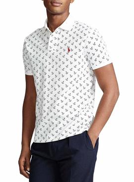 Polo Polo Ralph Lauren Anclas Blanco Hombre