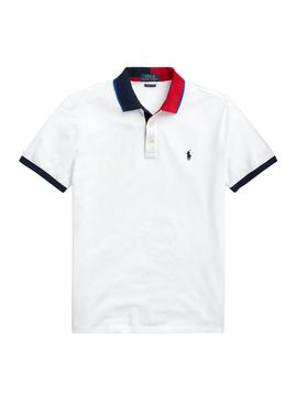 Polo Ralph Lauren Logo Blanco Hombre