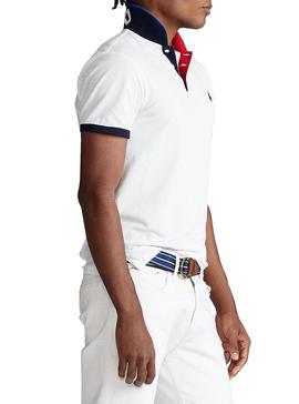 Polo Ralph Lauren Logo Blanco Hombre