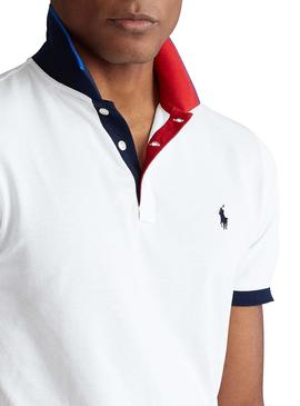 Polo Ralph Lauren Logo Blanco Hombre