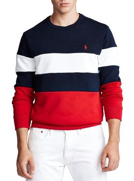 Sudadera Polo Ralph Lauren Colorblock Marino