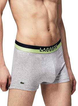 Pack 3 Boxers Lacoste Lisos W08 Para Hombre