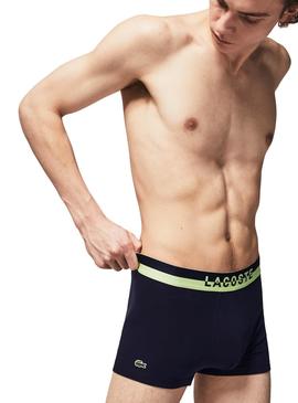 Pack 3 Boxers Lacoste Lisos W08 Para Hombre