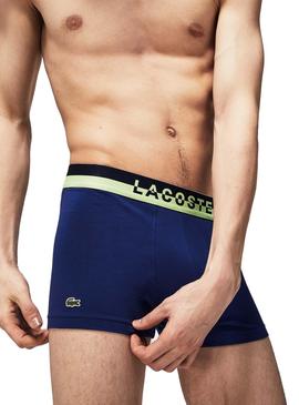 Pack 3 Boxers Lacoste Lisos W08 Para Hombre