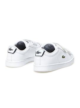 Zapatillas Lacoste Carnaby Evo Blanco Para Niños