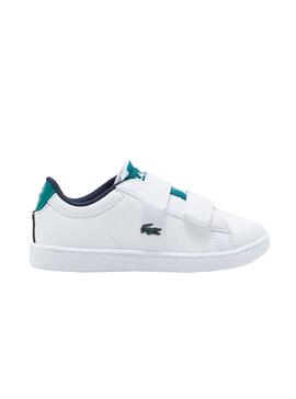 Zapatillas Lacoste Carnaby Evo Blanco Infantiles