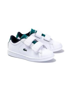 Zapatillas Lacoste Carnaby Evo Blanco Infantiles