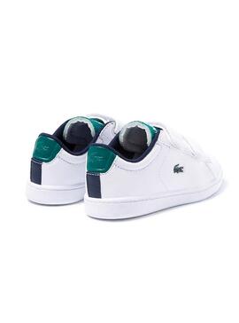 Zapatillas Lacoste Carnaby Evo Blanco Infantiles