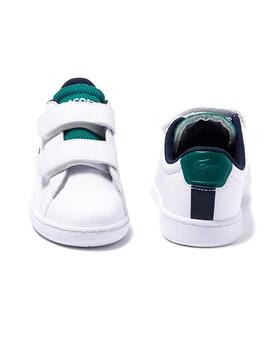 Zapatillas Lacoste Carnaby Evo Blanco Infantiles