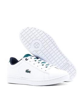 Zapatillas Lacoste Carnaby Evo Junior Blanco Niño