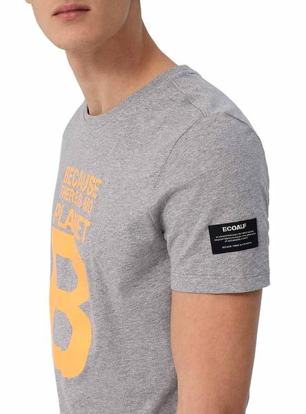 Camiseta Ecoalf Natal Gris Para Hombre