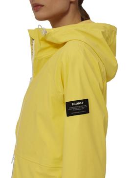 Impermeable Ecoalf Picton Amarillo Para Mujer