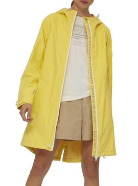 Impermeable Ecoalf Picton Amarillo Para Mujer